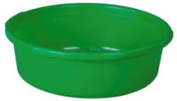 Таз 4л с ручками зеленый 03001 /10шт/Арз