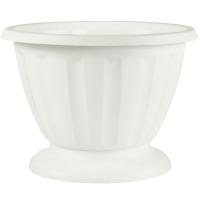 Вазон Пальмира 10л белый М1398 /10шт/ Альтерн