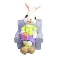 Фигура Копилка Зайка Тоша с подарком L10W9,5H14  718058/SK192