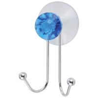 Крючок д/ванной двойной Бриллиант на присоске металл 311454/24шт/Рыжий Кот