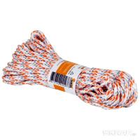 Шнур плетеный с сердечником высокопрочный цветной д. 3 мм  (20 метров) 082294 /10шт/Рыжий Кот
