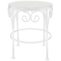 Столик садовый декор ПРОВАНС белый №2 РЗДИ