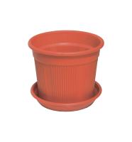 Кашпо №3 терракот с под. 3,5л 07053 /30шт/Милих