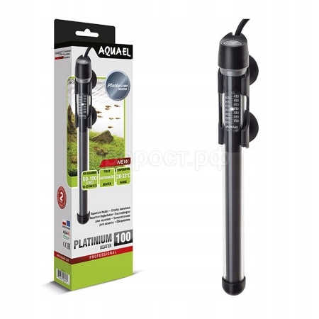 Нагреватель PLATINIUM HEATER 100W(60-100 л) стеклянный/121217/АП