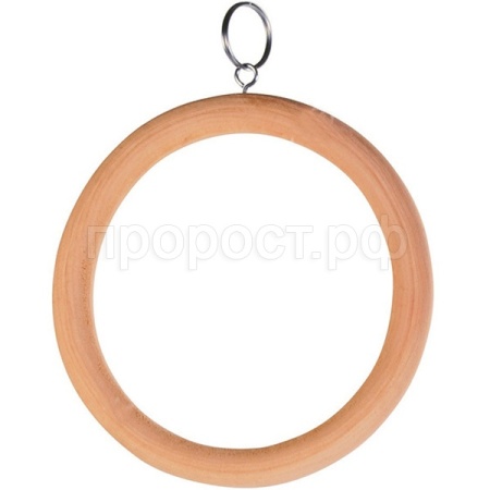 Игрушка д/птиц Качели-кольцо деревянные 13*20см ВА1025/Вестерн