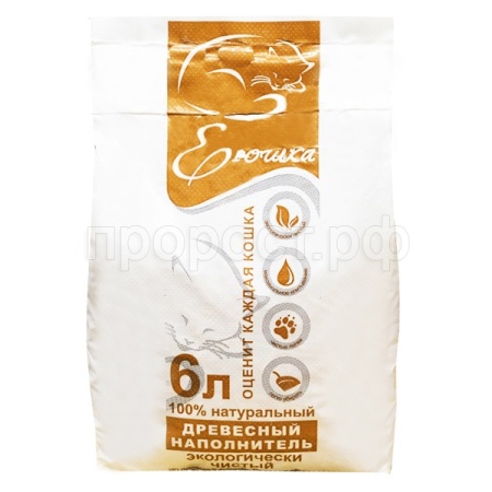 Наполнитель Ерошка древесн. 6л/5шт