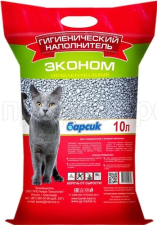 Наполнитель Барсик ЭКОНОМ 10л/1шт/92072