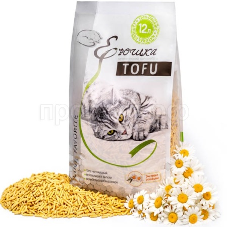 Наполнитель Ерошка Тофу Экстракт ромашка 12л/5шт