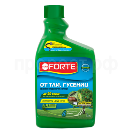 Запасной флакон для эжектора Бона Форте от ТЛИ, гусениц 1л 8шт
