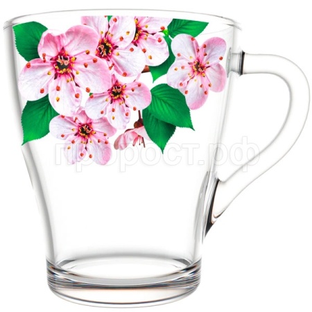 Кружка Живая природа Сакура 250мл /1649-Д /20шт/ДК