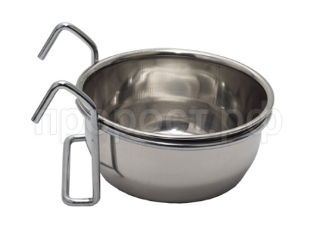 Кормушка д/грызунов на крючках 220мл метал./08330276/Каскад