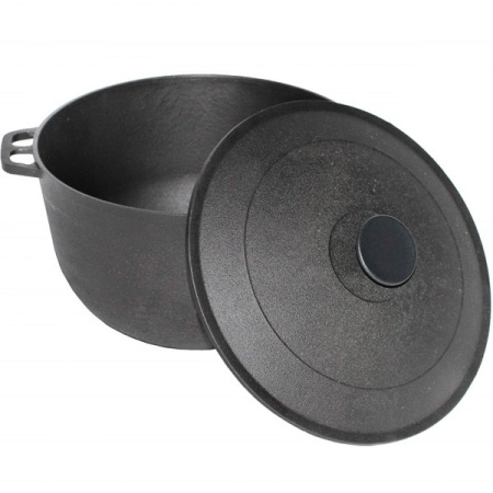 Казан 15л чугунный D36 походный с крышкой 0715/1515-6 /1шт/Гардарика