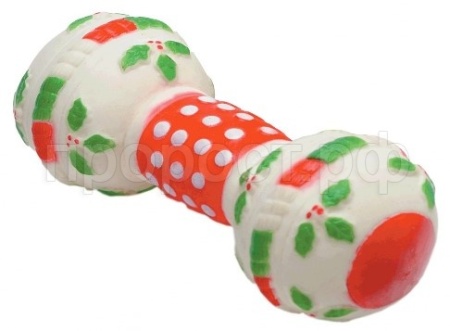 Игрушка с Гантель виниловая с рисунком 13см/С2700/ЗР