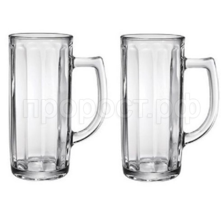 Кружка д/пива "ГАМБУРГ" 2шт 330мл /H5126/6шт/ LUMINARC