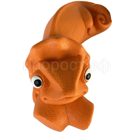 Игрушка с Хамелеон на косточке каучуковый 16см/C6494/ЗР