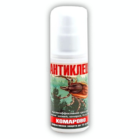Комарово Антиклещ КАСФ50 флакон-спрей 50мл 30шт 