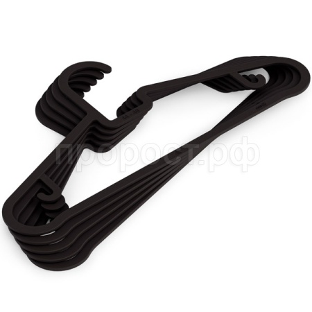 Вешалка-плечики р.44-46 (5шт) черный М8696 /10шт/ Альтерн