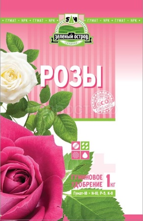 Зеленый Остров Гуминовое 1кг Розы 25шт