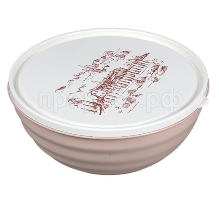 Салатник 3л Тоскана с крышкой какао 09037 /20шт/Арз