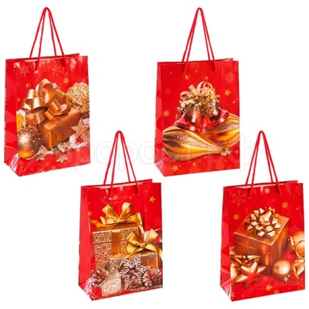 Пакет подарочный Праздничное настроение S 7*24см 110441 /Волшебная страна