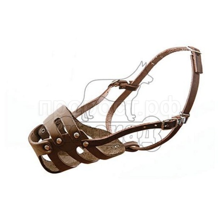 Намордник кожа цельнокроеный Ротвейлер/04012012/Каскад