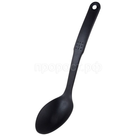 Ложка 30*6,5см черный нейлон CUOCO/24шт/003586/Mallony