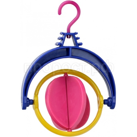 Игрушка д/птиц Подвеска Волчок пластик/П6173/ЗР