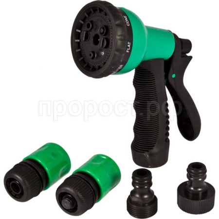 Полив Набор для полива 1/2 HL167 (соед.2шт,пистолет,адаптер 2шт) 330041 /10шт/50шт/PARK