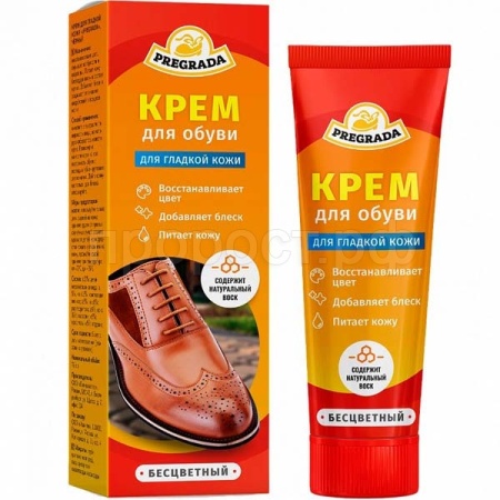 PREGRADA Крем PR-7286 ТУБА с губкой 75мл (БЕСЦВЕТНЫЙ) 24шт