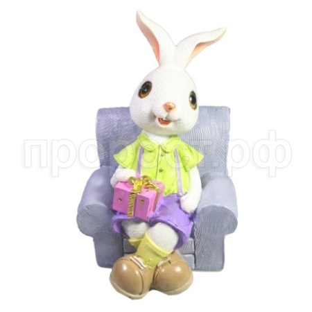 Фигура Копилка Зайка Тоша с подарком L10W9,5H14  718058/SK192