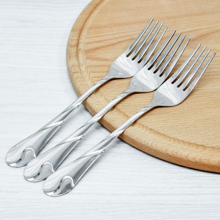 Вилка столовая (3шт) Офелия нерж. 0,2мм на подвесе КТ-964-ВС-3 /72шт/К