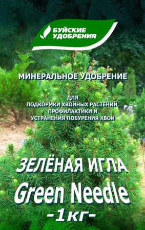 Буйские Зеленая игла от побурения хвои 1кг коробка 12шт