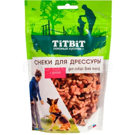 Лакомство С Снеки для дрессуры с уткой д/всех пород 100гр/025703