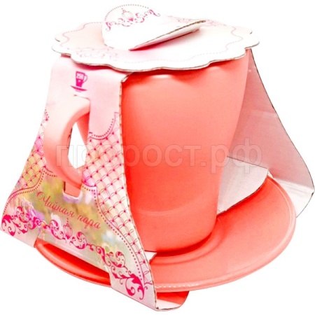 Чайная пара Апрель оранжевый /2649-Н7 /9шт/ДК