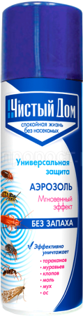 Дихлофос Чистый Дом 02-923/02-921 универсальный 150мл 72шт/24шт