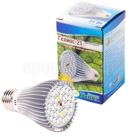 Фитолампа Гелиос-21 д/растений (22красн,12син,2ультрафиол,2бел,2инфракрасн) 1шт