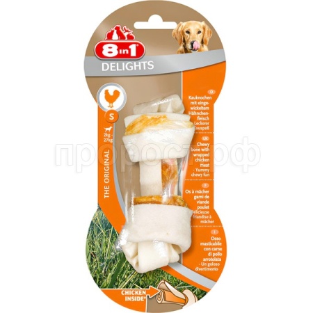 Лакомство С 8в1 Косточка д/собак мелк.пород с куриным мясом 11см/102403/АП