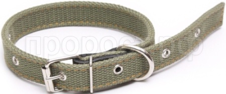 Ошейник брезентовый 20мм Н/У 2-х слойный /180320/Бим