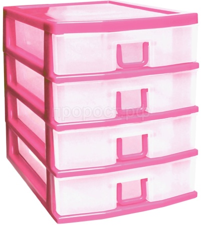 Комод 4 секции малый 05104 /3шт/Милих