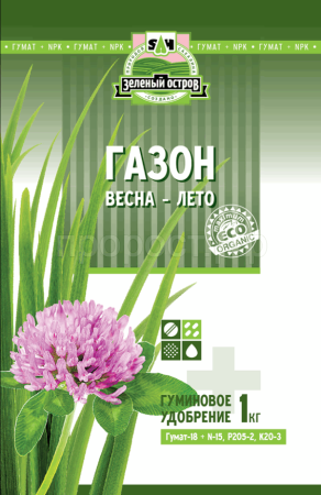 Зеленый Остров Гуминовое 1кг Газон весна-лето 25шт
