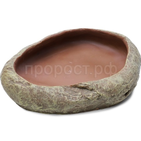 Кормушка д/террариума "Камешек" Laguna/177*147*42мм/80224003/Триол