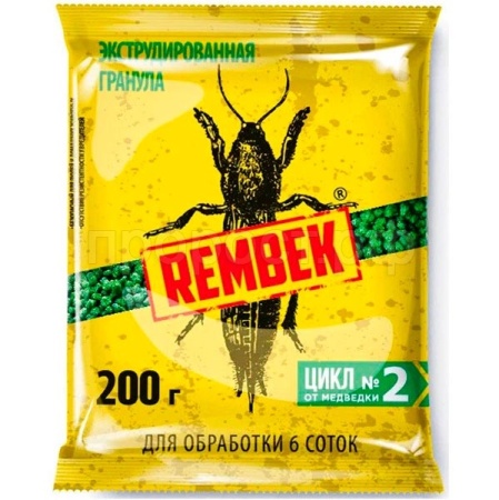 Медведка Рембэк 200г Экструдированная гранула 30шт