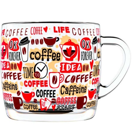 Кружка Кофенечка 300мл /2134-Д /12шт/ДК