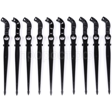 Полив Набор стрелок с зажимом (10шт) от водопровода д/кап.полива Жук 330221-00 /15шт/Цикл
