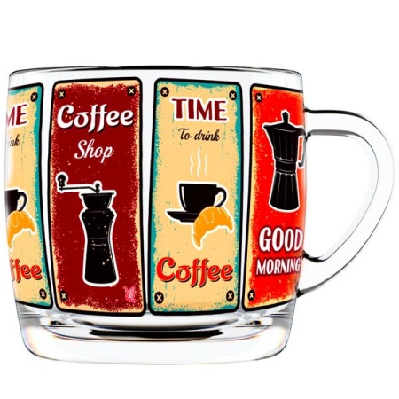 Кружка Кофенечка 300мл /2134-Д /12шт/ДК