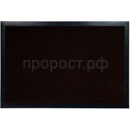 Коврик придверный 60*90см VORTEX "TRIP" влаговп. ребристый коричневый 24194/15шт/Профит