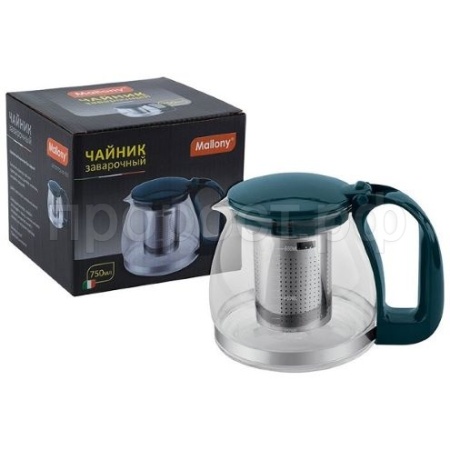 Чайник заварочный 0,75л Decotto-AS-750 пластик ручка, фильтр нерж.сталь