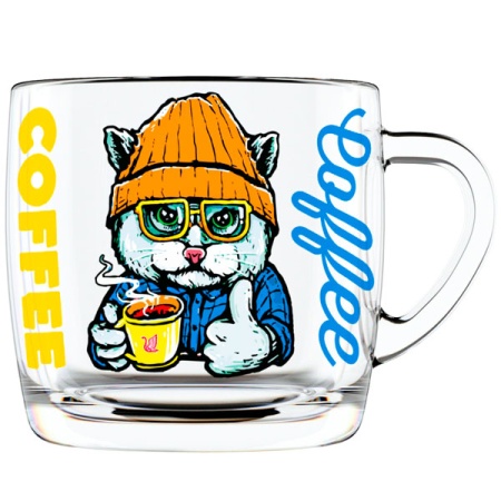 Кружка Кофенечка 300мл /2134-Д /12шт/ДК