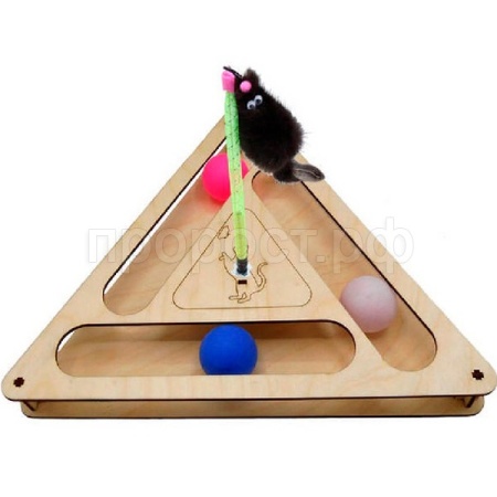 Игрушка к Игровая платформа открытая Треугольник-М с шариками и игрушкой /sh-07576/GoSi