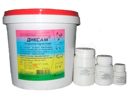 Шашка Диксам 7табл. лечение респират.заб. в присутствии жив-ых и птиц